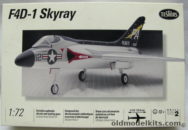 Testors 1/72 Douglas F4D-1 Skyray - US Navy VFAW-3  - (F4D1), 940 plastic model kit